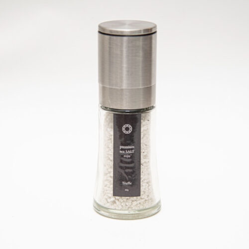 非加熱 5年熟成塩 干潟プレミアムソルト roju 露珠 「トリュフ塩ミルタイプ60g」